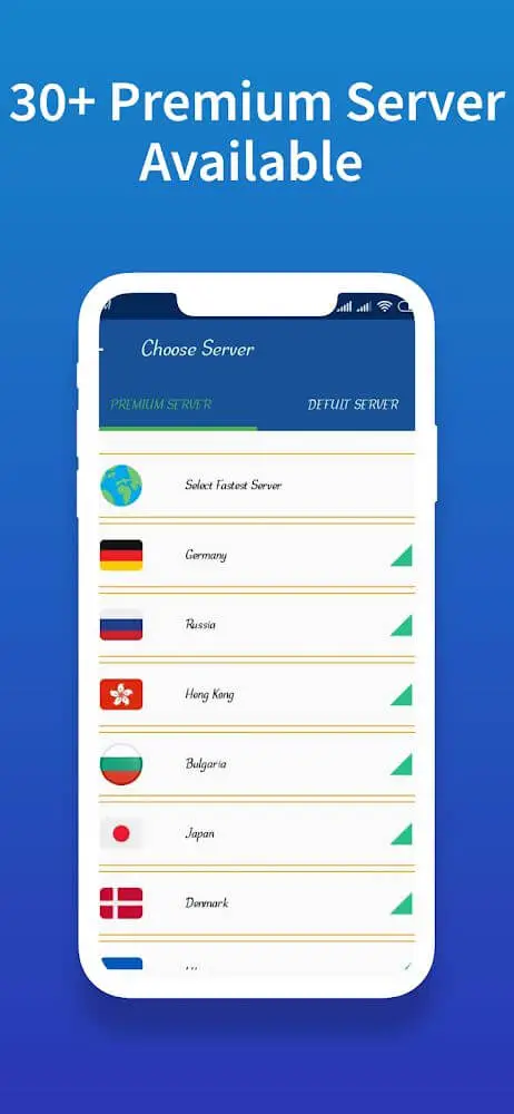 Screenshot of the 33 VPN Proxy app