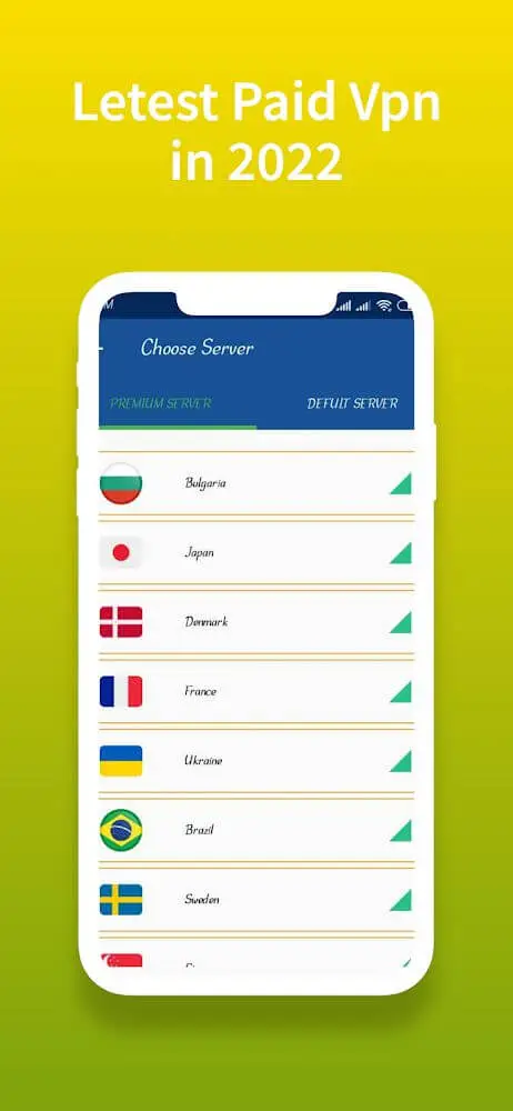 Screenshot of the 33 VPN Proxy app