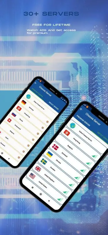 Screenshot of the 33 VPN Proxy app