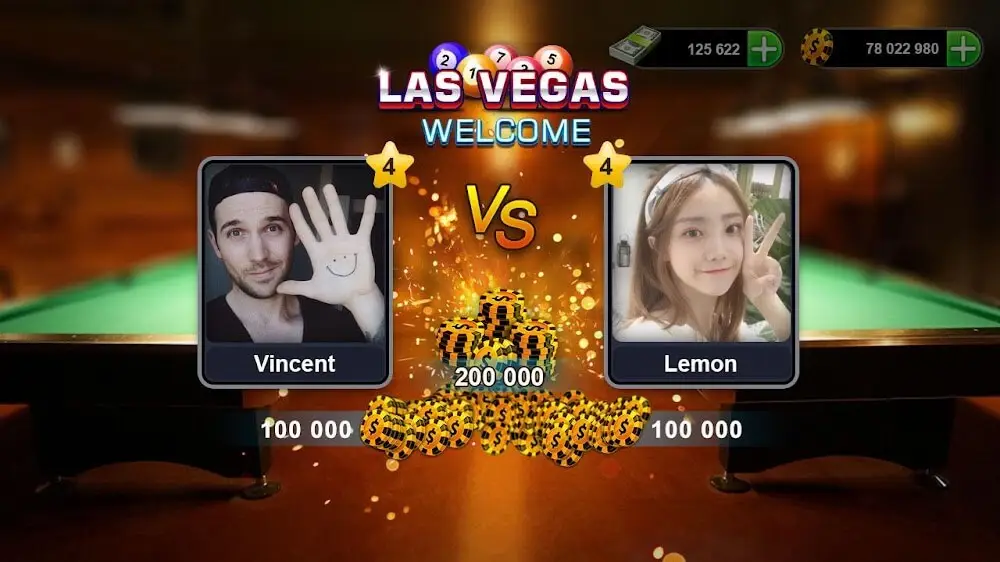 Screenshot of the 8 Ball Live game