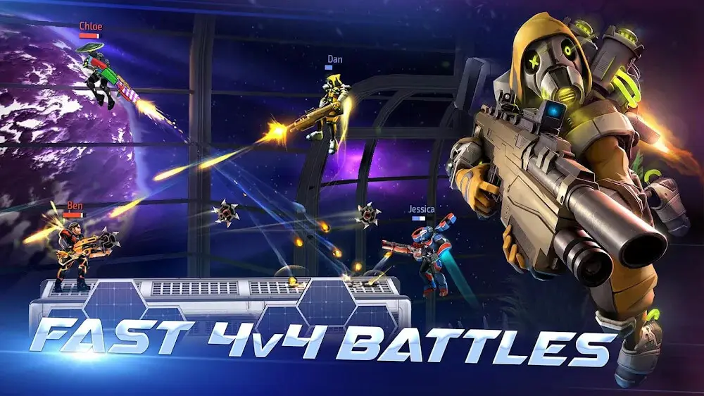 Screenshot of the ARMAJET game