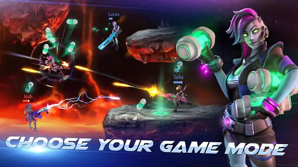 Screenshot of the ARMAJET game