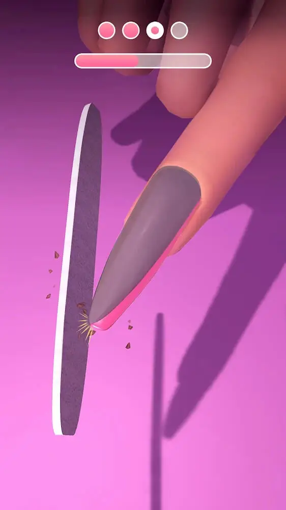 Screenshot of the Acrylic Nails! app