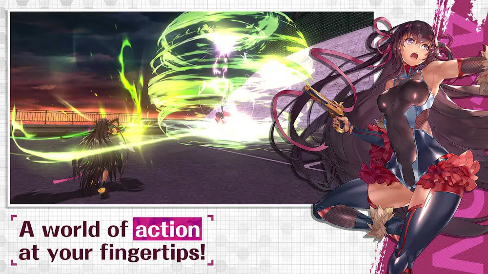 Screenshot of the Action Taimanin game