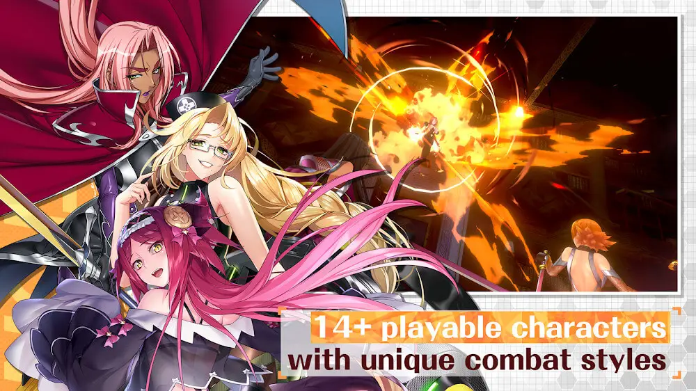Screenshot of the Action Taimanin game