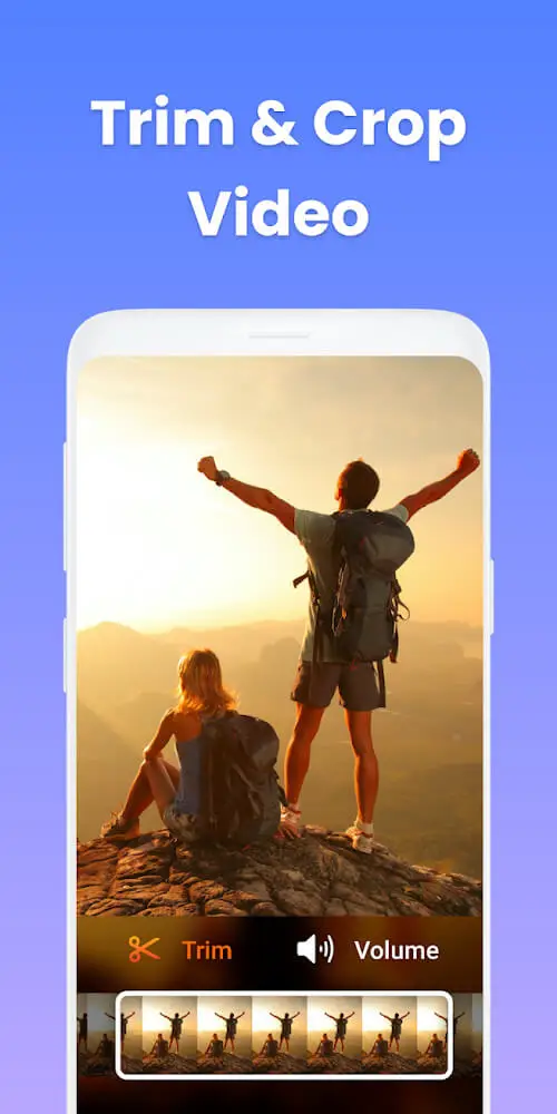 Screenshot of the Add music to video app