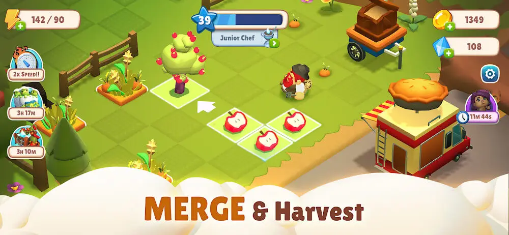Screenshot of the Adventure Chef: Merge Explorer game