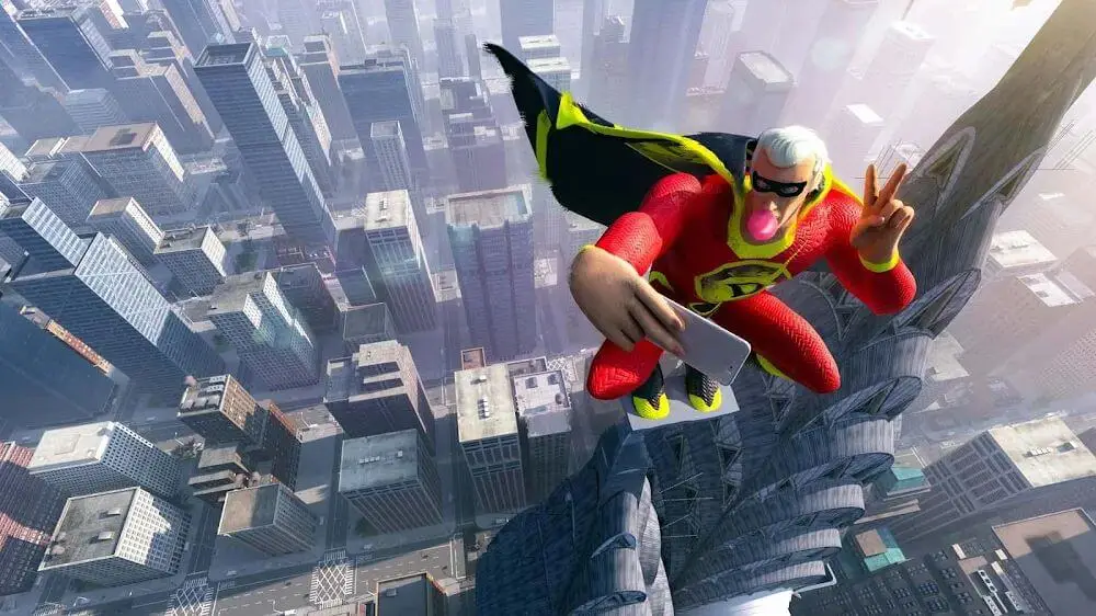 Screenshot of the Amazing Powerhero: New York Gangster game