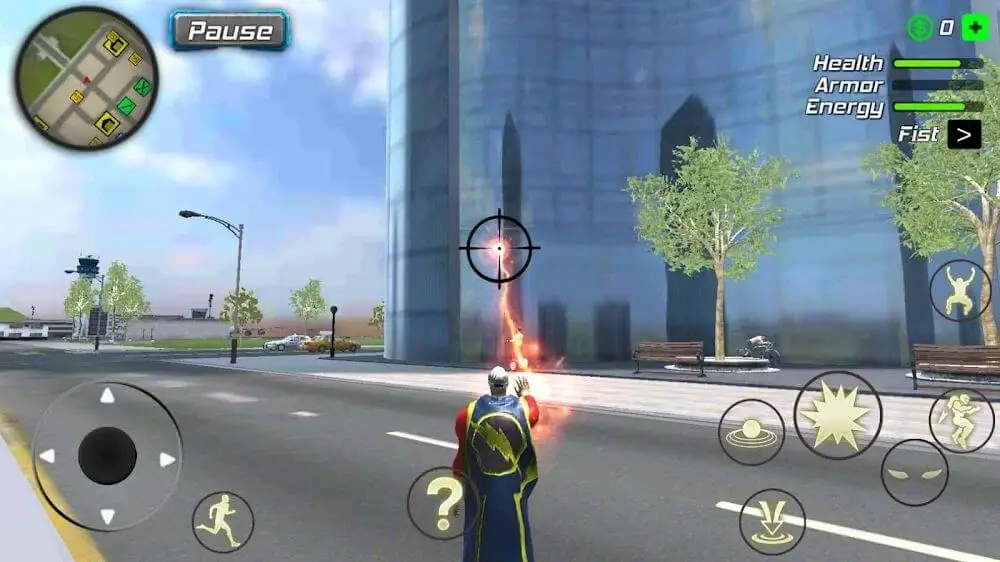 Screenshot of the Amazing Powerhero: New York Gangster game