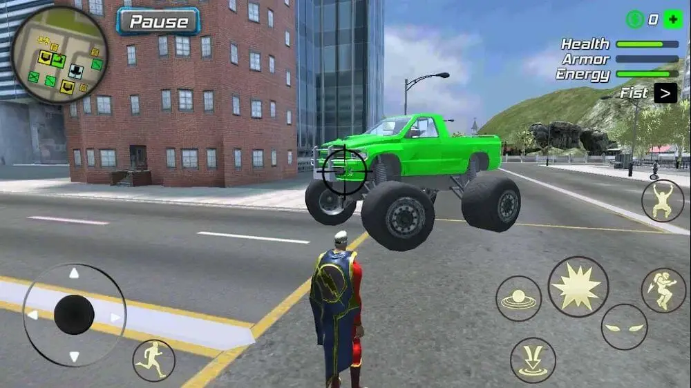 Screenshot of the Amazing Powerhero: New York Gangster game