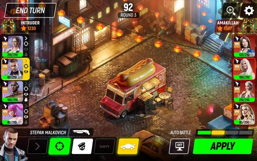 Screenshot of the Angry Bangers game