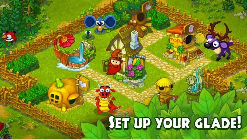Screenshot of the Animal Village game