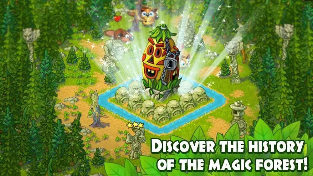Screenshot of the Animal Village game