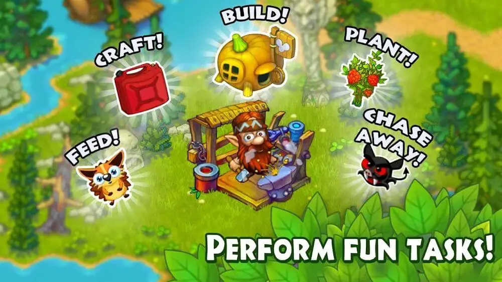 Screenshot of the Animal Village game