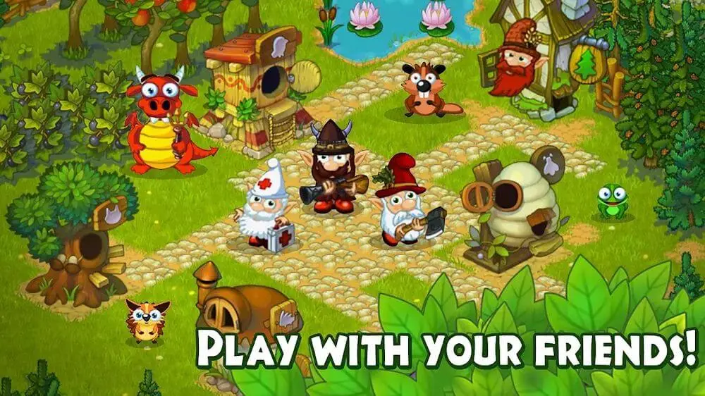 Screenshot of the Animal Village game