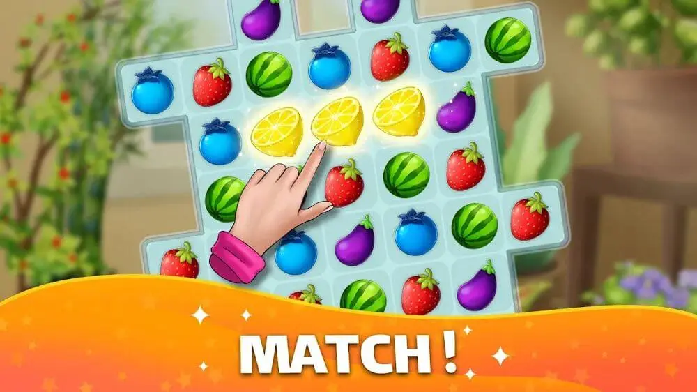 Screenshot of the Anna's Garden game