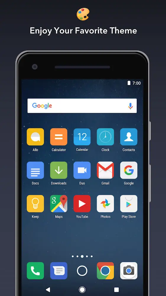 Screenshot of the Apex Launcher app