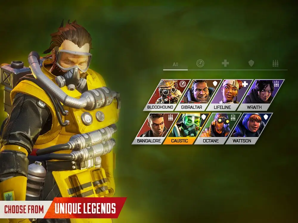 Screenshot of the Apex Legends Mobile game