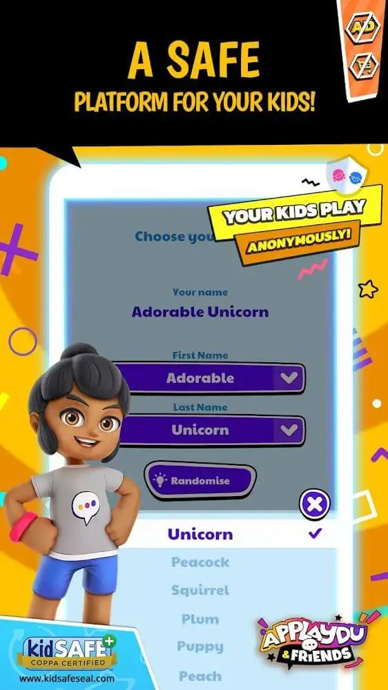 Screenshot of the Applaydu & Friends app