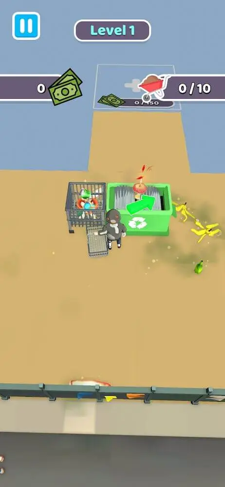 Screenshot of the Arcade Homeless app