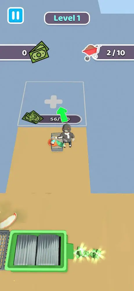 Screenshot of the Arcade Homeless app