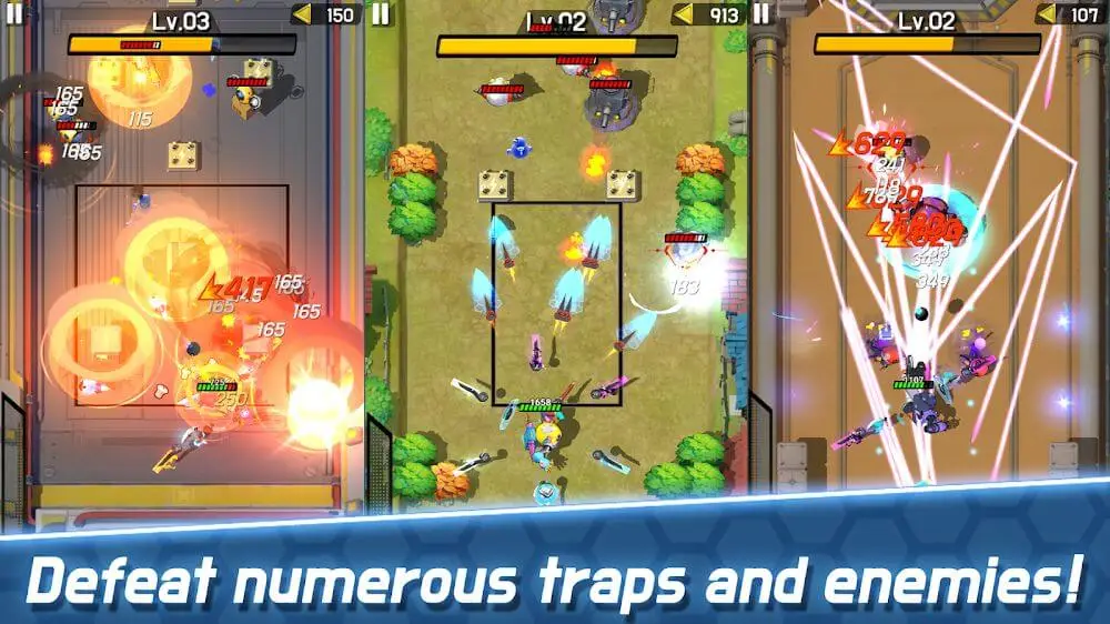 Screenshot of the Arcrobo game