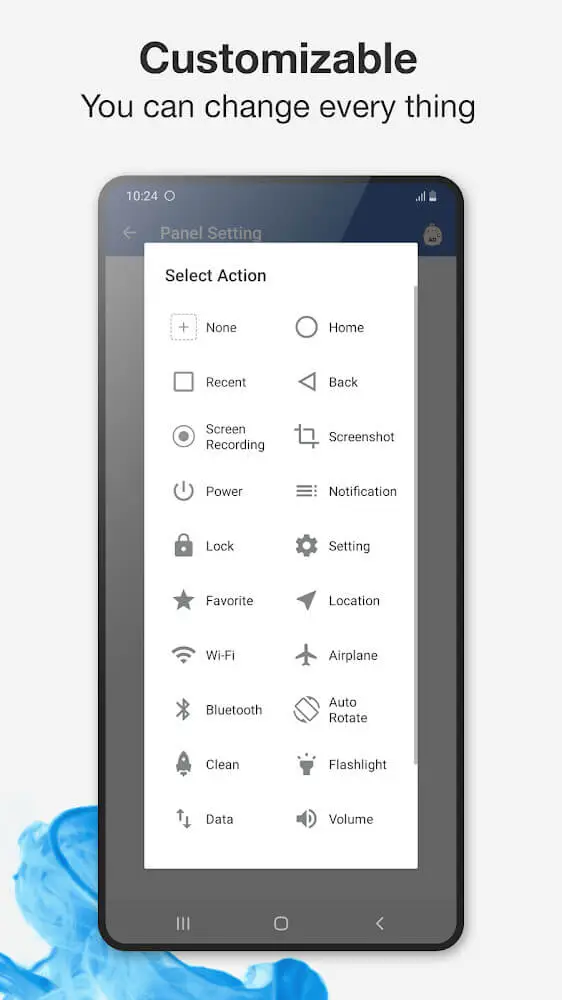 Screenshot of the Assistive Touch app