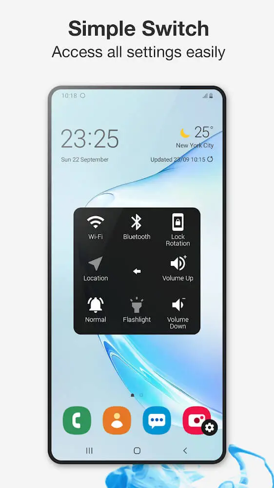Screenshot of the Assistive Touch app