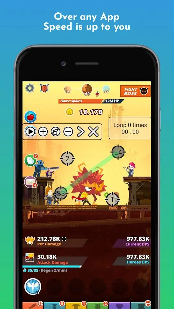 Screenshot of the Auto Clicker pro - Tapping app