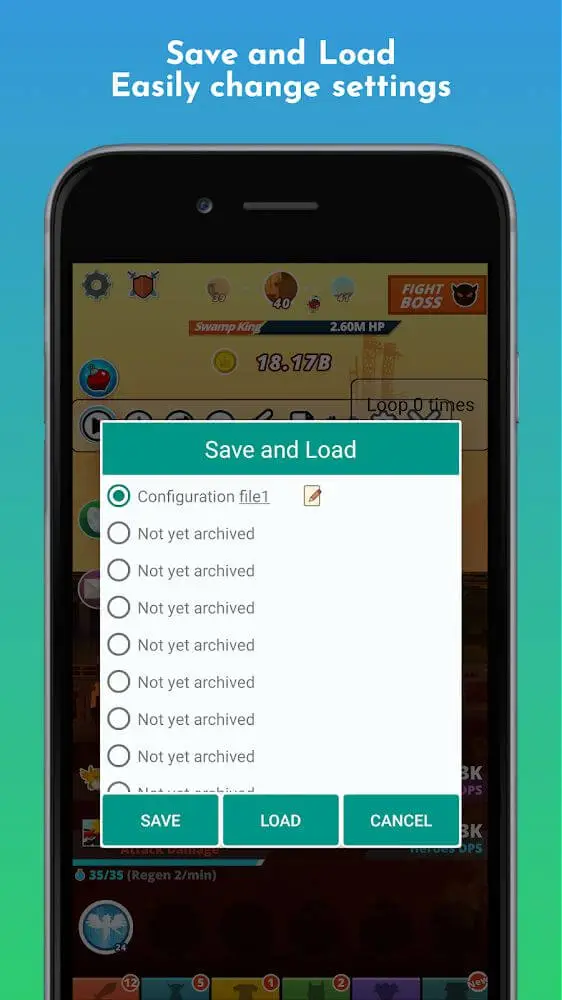 Screenshot of the Auto Clicker pro - Tapping app