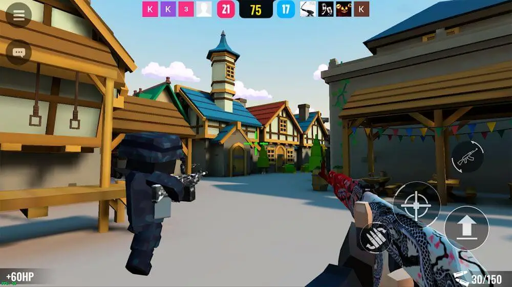 Screenshot of the BLOCKFIELD game
