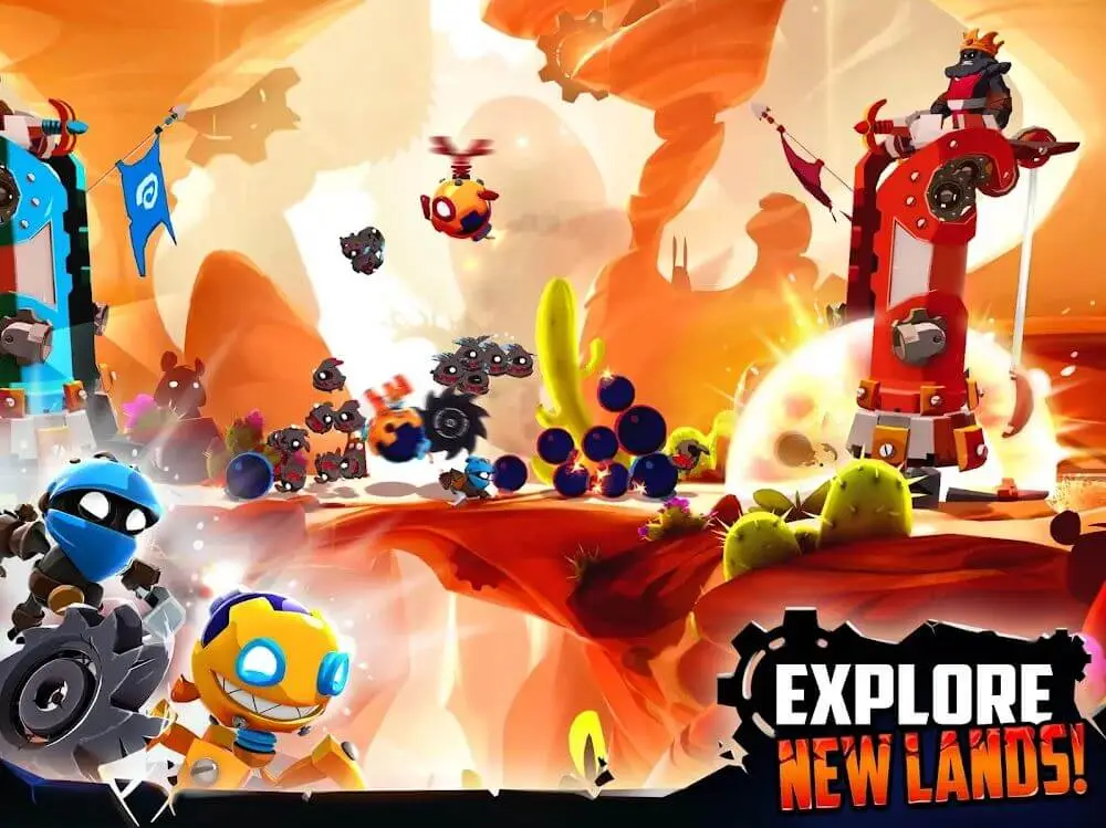 Screenshot of the Badland Brawl game
