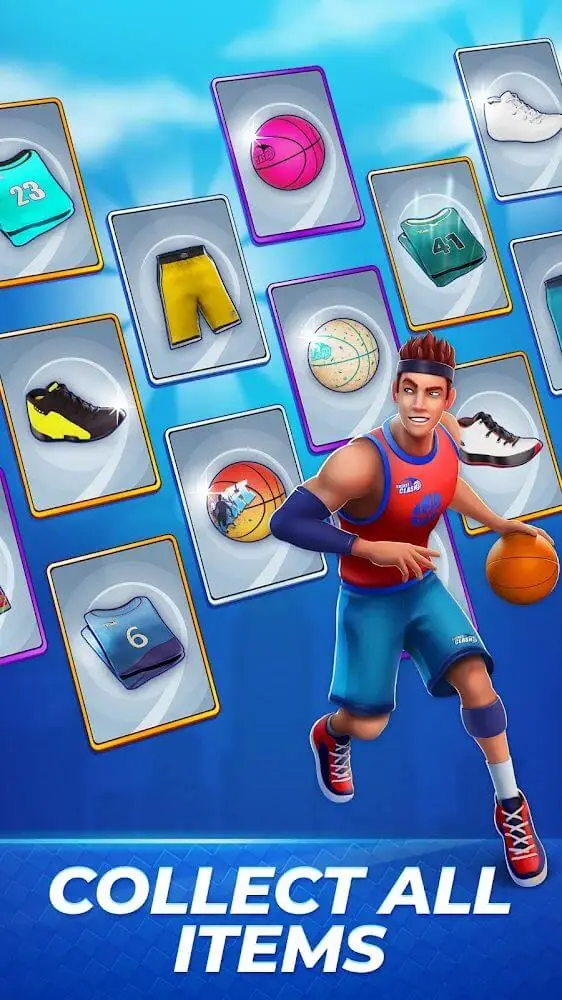 Screenshot of the Basket Clash app
