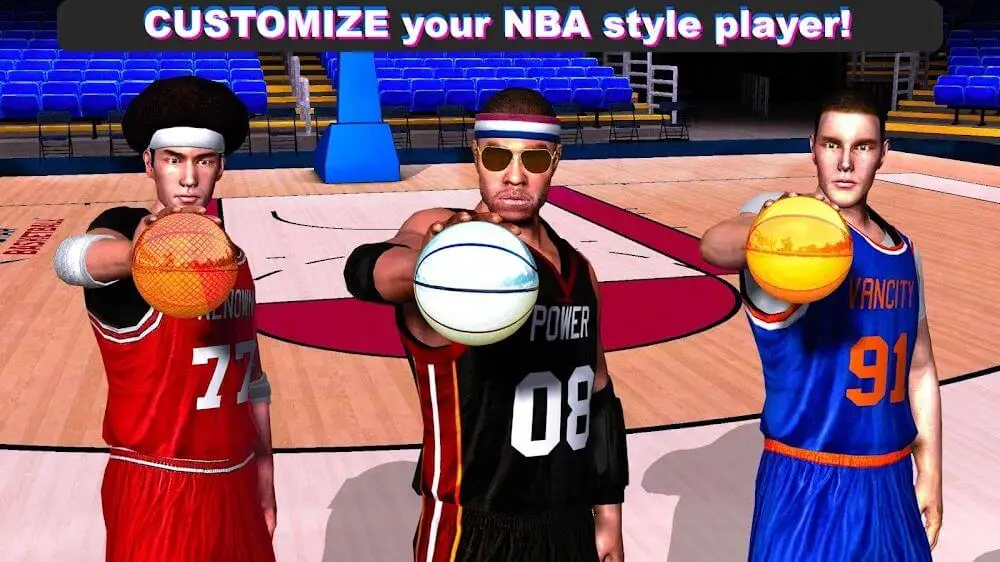 Screenshot of the Basketball Game All Stars 2022 game