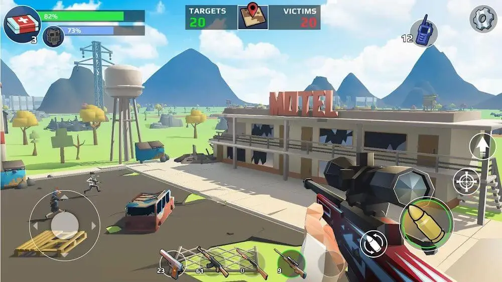 Screenshot of the Battle Royale: FPS Shooter game