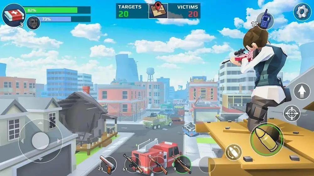 Screenshot of the Battle Royale: FPS Shooter game