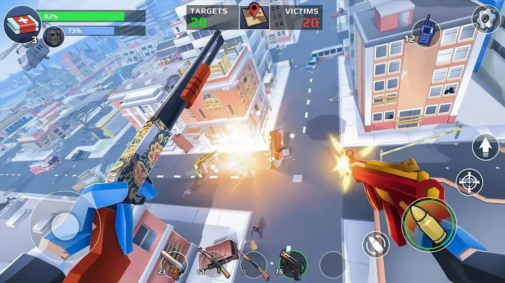 Screenshot of the Battle Royale: FPS Shooter game