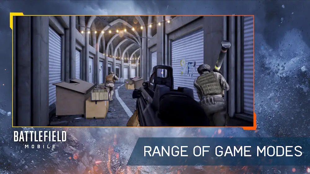 Screenshot of the Battlefield Mobile game