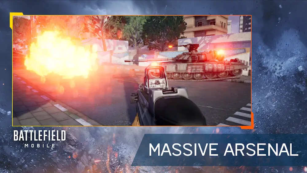 Screenshot of the Battlefield Mobile game
