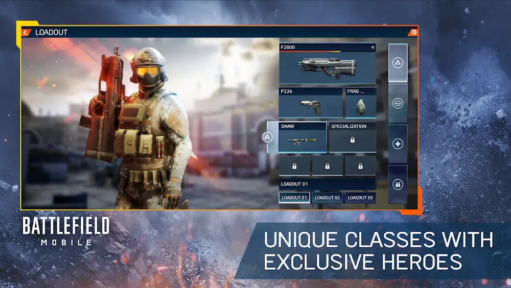 Screenshot of the Battlefield Mobile game