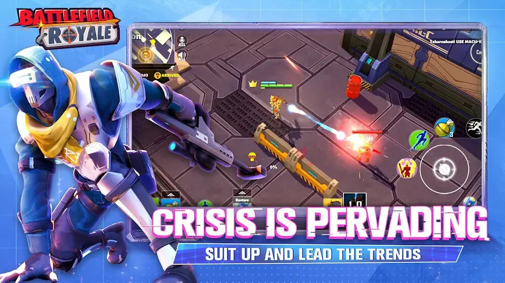 Screenshot of the Battlefield Royale game