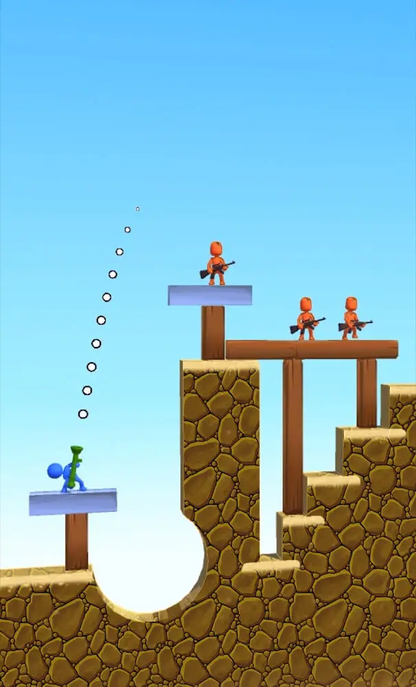Screenshot of the Bazooka Boy app