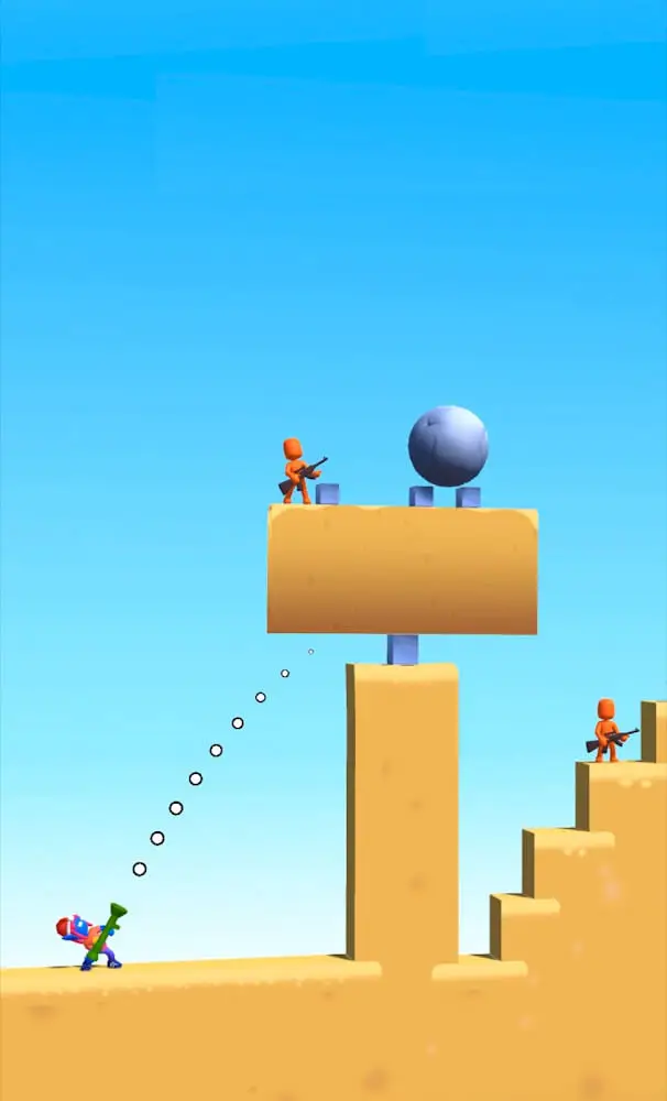 Screenshot of the Bazooka Boy app