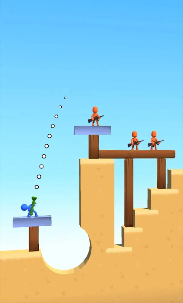 Screenshot of the Bazooka Boy app