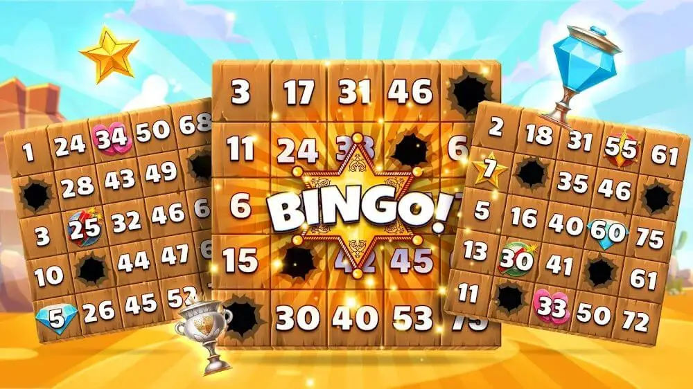 Screenshot of the Bingo Showdown game