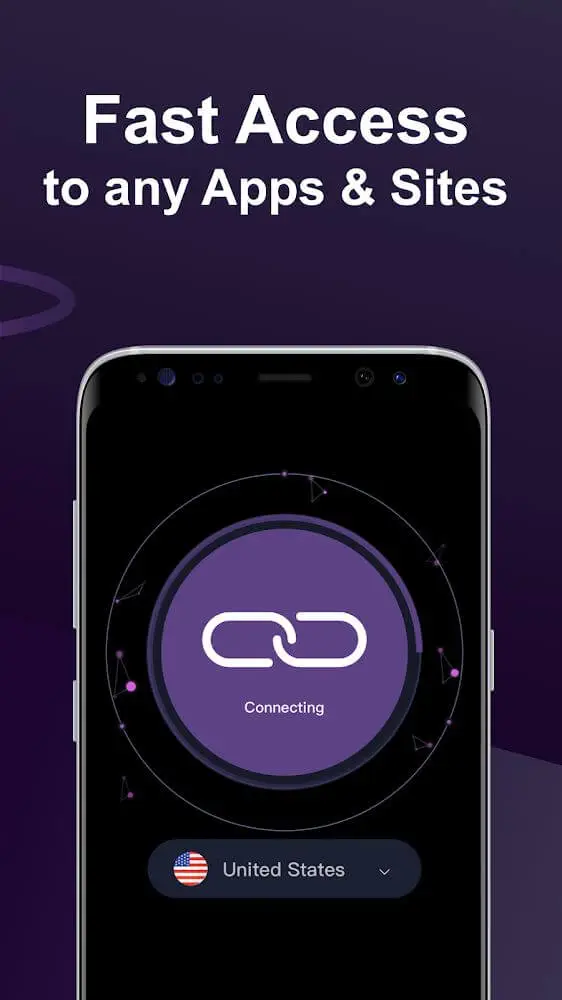 Screenshot of the BitVPN app
