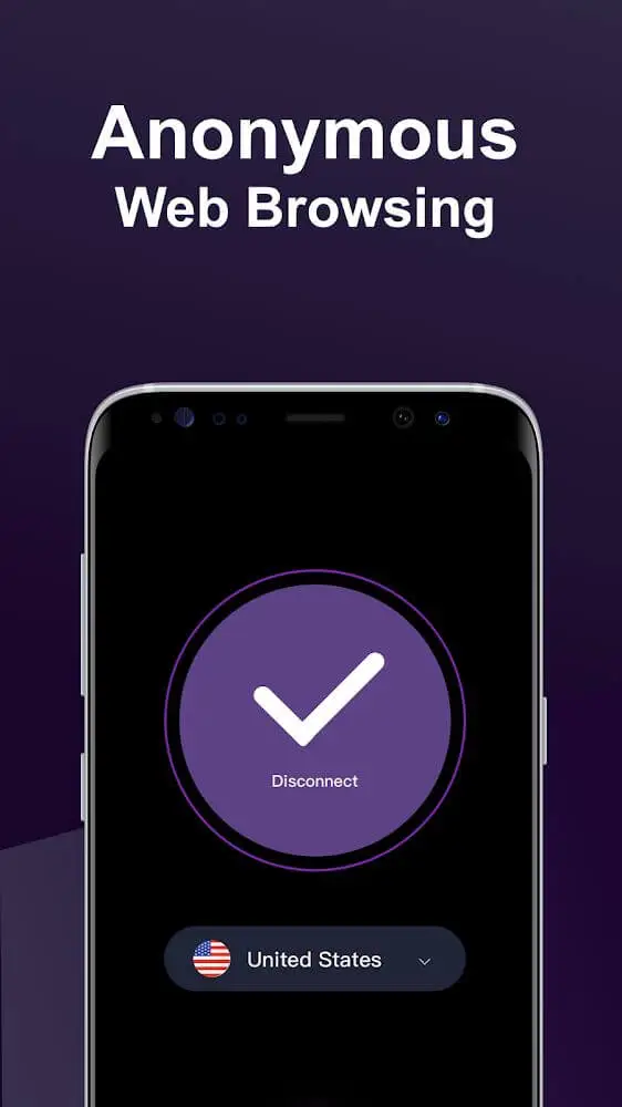 Screenshot of the BitVPN app