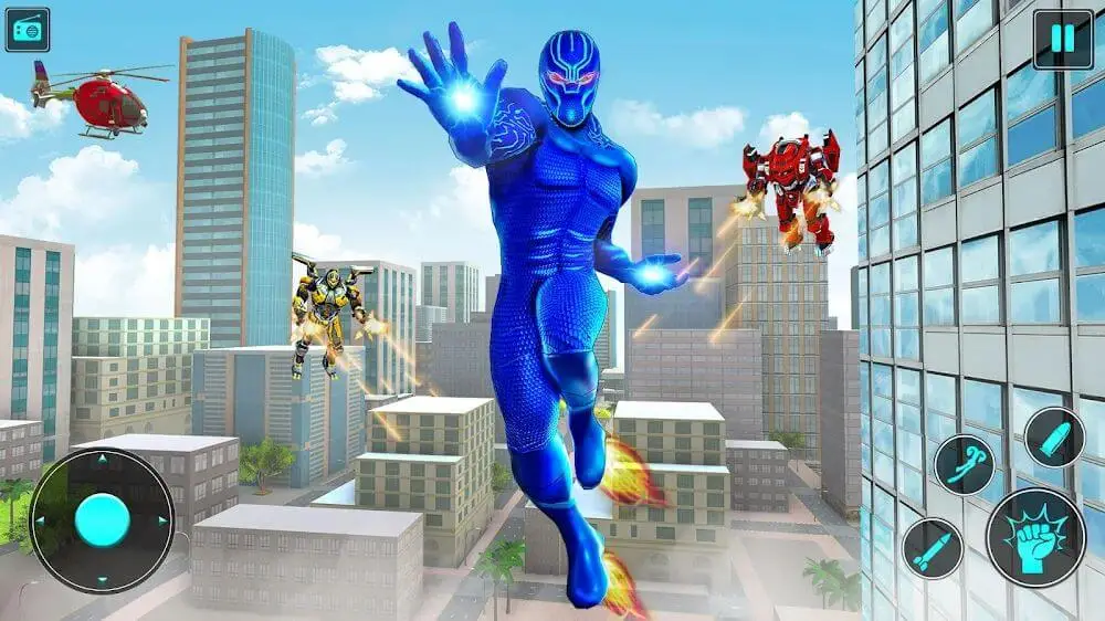 Screenshot of the Black Hole Hero Superhero Game game