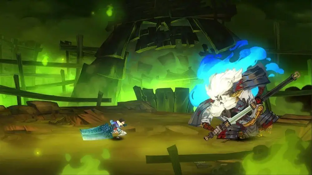 Screenshot of the Bladed Fury game