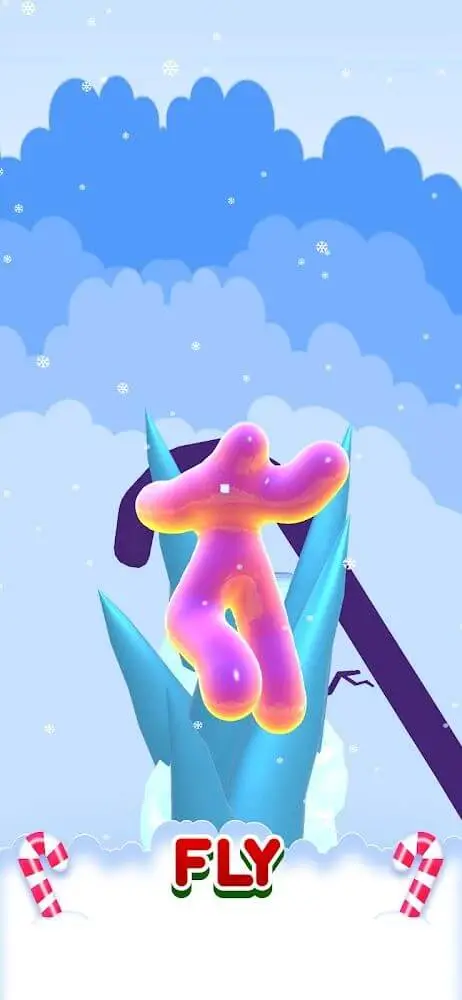 Screenshot of the Blob Runner 3D app